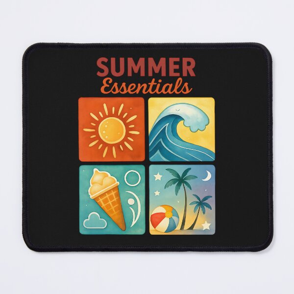 Item preview, Summer Essentials — Retro Tropical Design designed and sold by PrintandJoy.