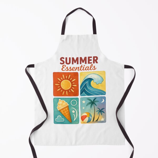 Item preview, Summer Essentials — Retro Tropical Design designed and sold by PrintandJoy.