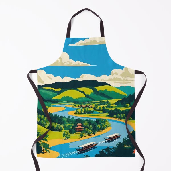 Item preview, Kangar Malaysia Vintage Travel Tourism 2 designed and sold by TravelersGems.