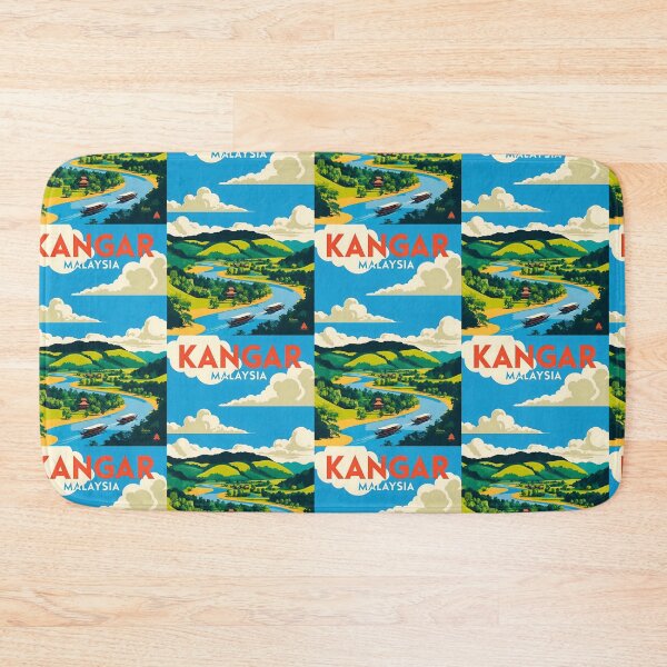 Item preview, Kangar Malaysia Vintage Travel Tourism 2 designed and sold by TravelersGems.