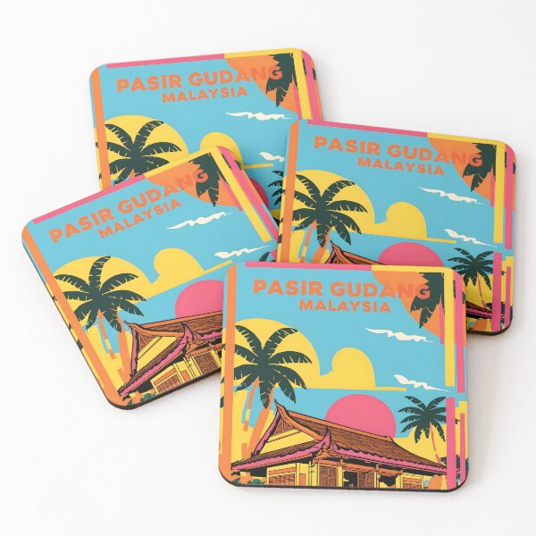 Item preview, Pasir Gudang Malaysia Vintage Travel Tourism designed and sold by TravelersGems.