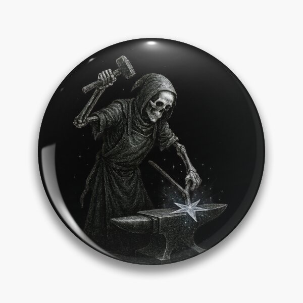 Item preview, Scary Gothic Skeleton Blacksmith Dark Art  designed and sold by Shoot-The-Moon.