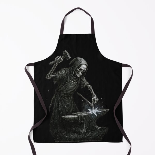 Item preview, Scary Gothic Skeleton Blacksmith Dark Art  designed and sold by Shoot-The-Moon.