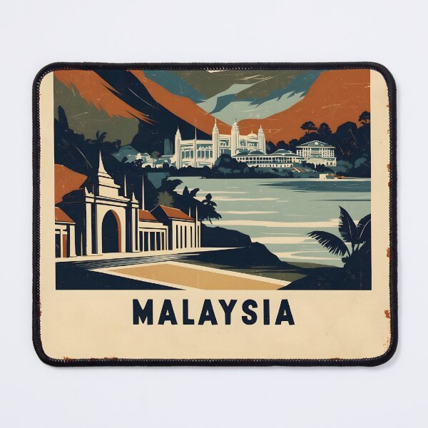 Item preview, Kota Kinabalu Malaysia Vintage Travel Tourism designed and sold by TravelersGems.