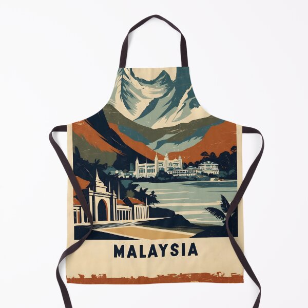 Item preview, Kota Kinabalu Malaysia Vintage Travel Tourism designed and sold by TravelersGems.