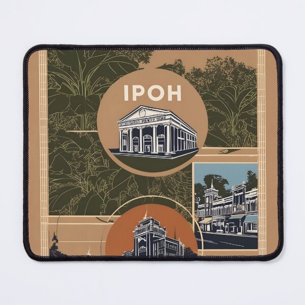 Item preview, Ipoh Malaysia Vintage Travel Tourism 2 designed and sold by TravelersGems.