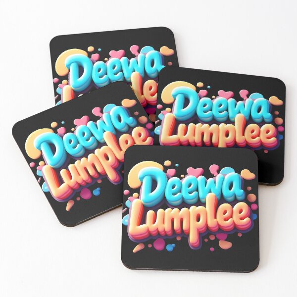 Item preview, Deewa Lumplee - Cute and bright font with cute color drops. designed and sold by Ayutthaya Vibes.