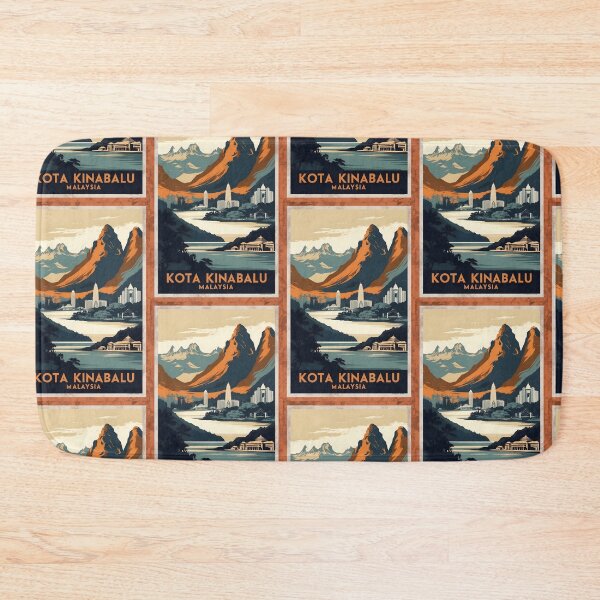 Item preview, Kota Kinabalu Malaysia Vintage Travel Tourism designed and sold by TravelersGems.
