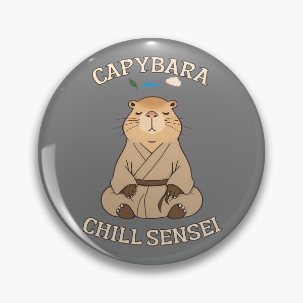 Item preview, Capybara Chill Sensei designed and sold by TestudoDesign.