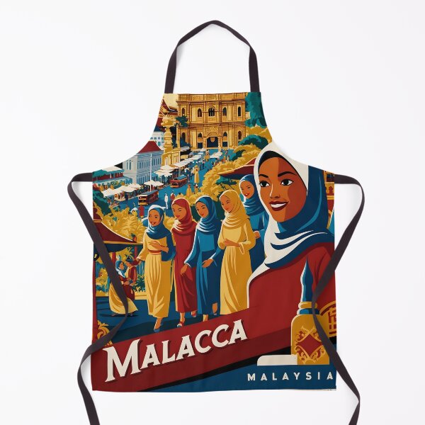 Item preview, Malacca Malaysia Vintage Travel Tourism designed and sold by TravelersGems.