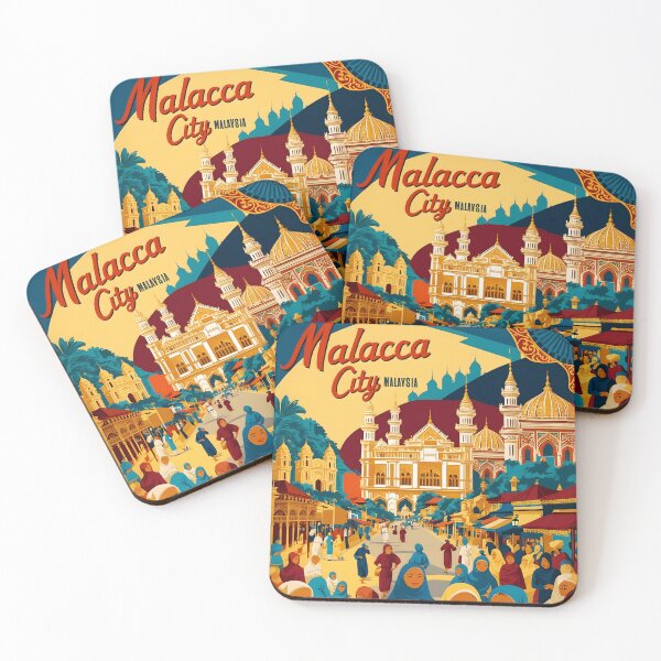 Item preview, Malacca City Malaysia Vintage Travel Tourism 2 designed and sold by TravelersGems.