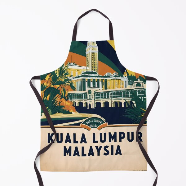 Item preview, Kuala Lumpur Malaysia Vintage Travel Tourism designed and sold by TravelersGems.