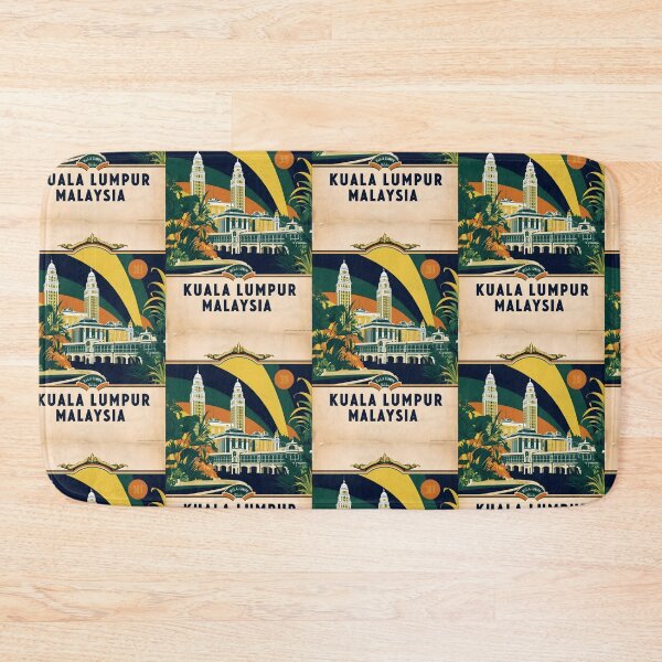 Item preview, Kuala Lumpur Malaysia Vintage Travel Tourism designed and sold by TravelersGems.