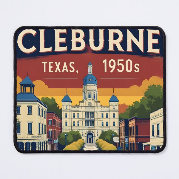Item preview, Cleburne Texas USA Vintage Travel Tourism  designed and sold by TravelersGems.
