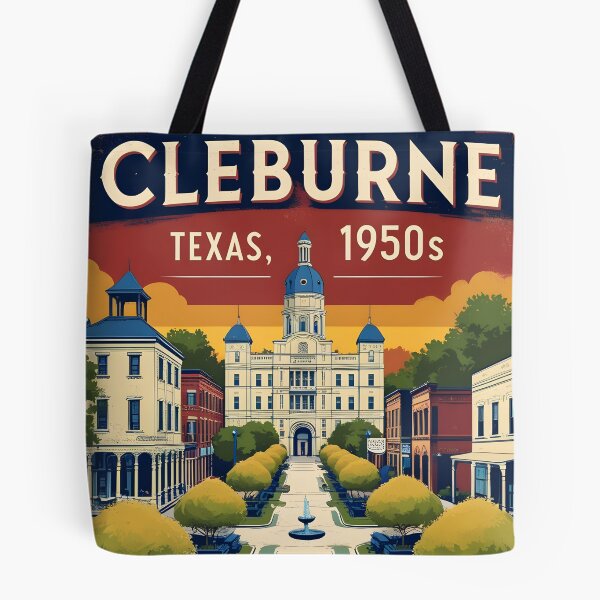 Item preview, Cleburne Texas USA Vintage Travel Tourism  designed and sold by TravelersGems.