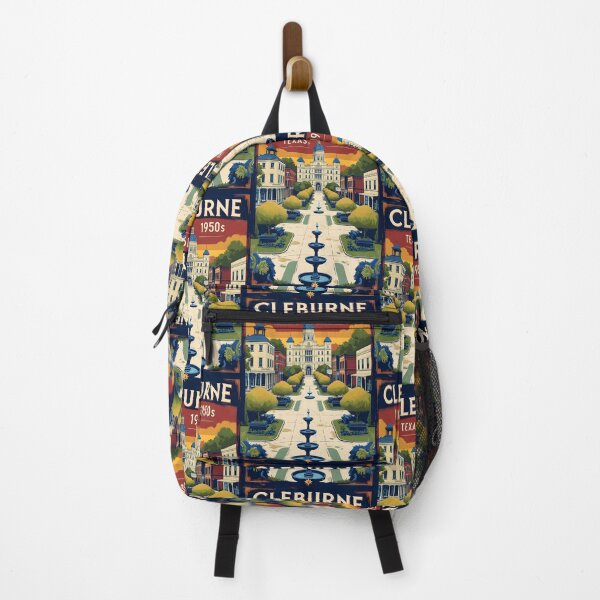 Item preview, Cleburne Texas USA Vintage Travel Tourism designed and sold by TravelersGems.