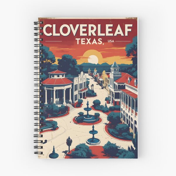 Item preview, Cloverleaf Texas USA Vintage Travel Tourism  designed and sold by TravelersGems.