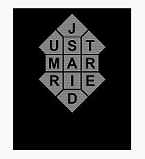 Just Married Photographic Print