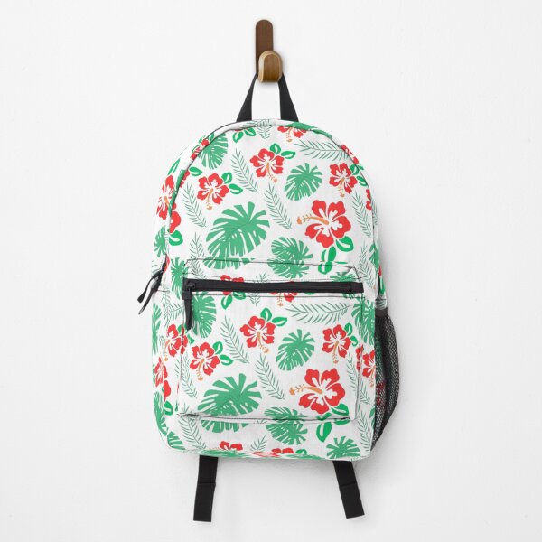 Item preview, Tropical Hibiscus and Palm Leaves Pattern designed and sold by adlkh.