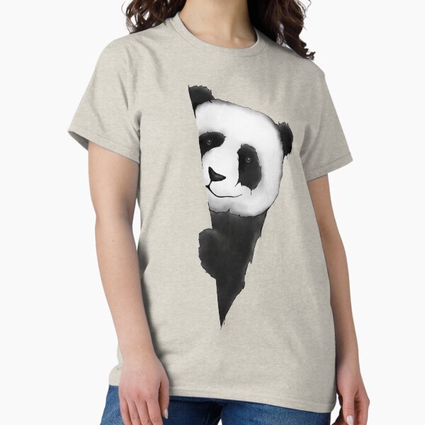 Vista previa del artículo con la obra «Panda gigante con estilo fresco», diseñado y vendido por Skizzenmonster.