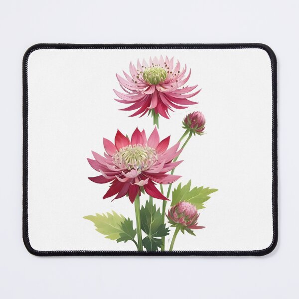 Item preview, Red Astrantia designed and sold by HOMETOWN86.