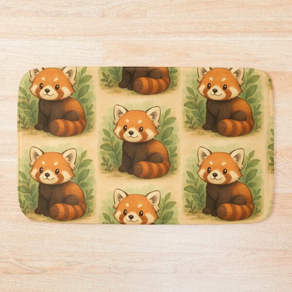 Item preview, red panda in forest designed and sold by yay030.