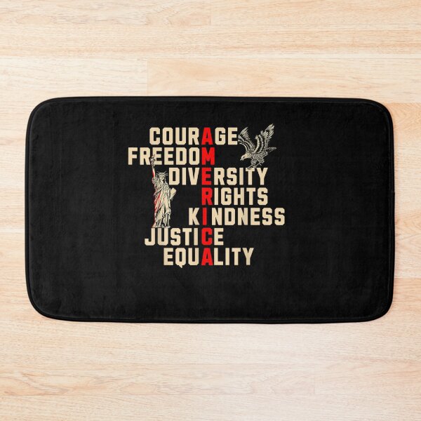 Item preview, Courage Freedom Diversity Rights Kindness Justice Equality designed and sold by Juan Pedro Matta.