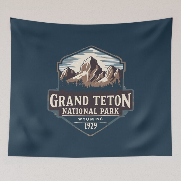 Item preview, Grand Teton National Park - Wyoming - US  designed and sold by GoodOldVintage.