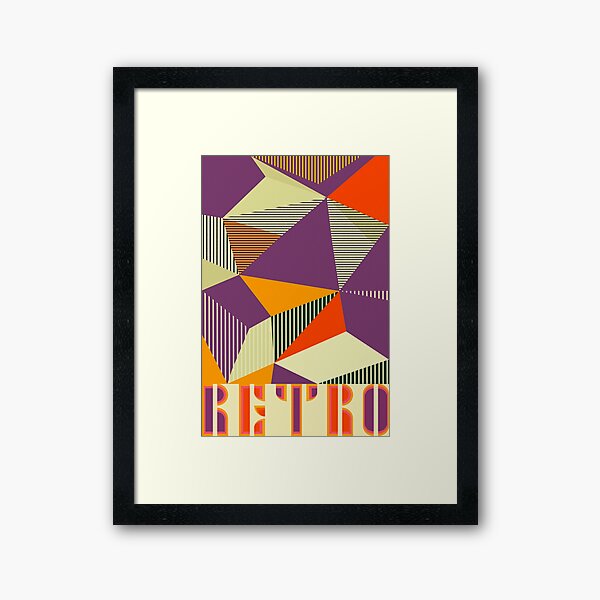 RETRO Framed Art Print