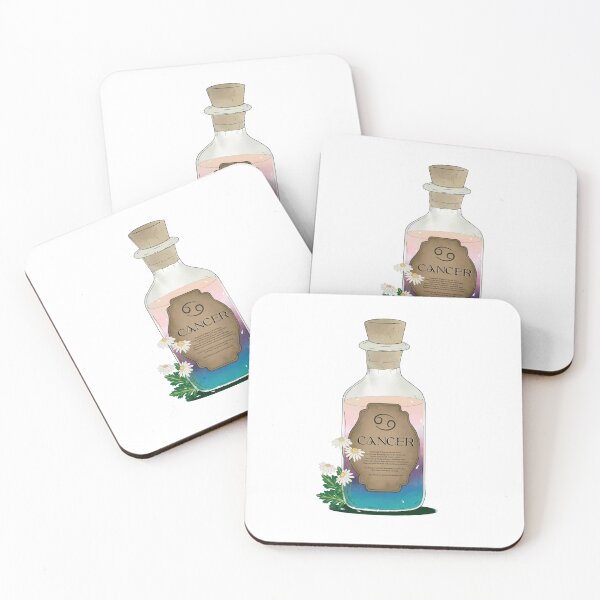 Item preview, Cancer zodiac potion elixir illustration  designed and sold by Soul woven creative.