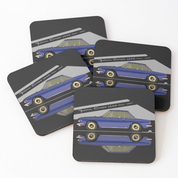 Item preview, Fulvia Coupé 1300 - 1965 -1974 - (Blu Hasta) – Rally Roots in Style designed and sold by Azaziel.