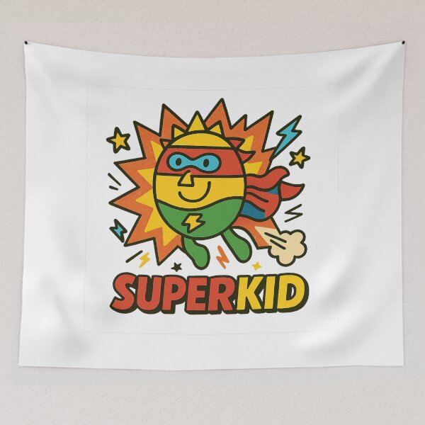 Item preview, Superkid – ASTROKID Hero Mode designed and sold by pacobull90.