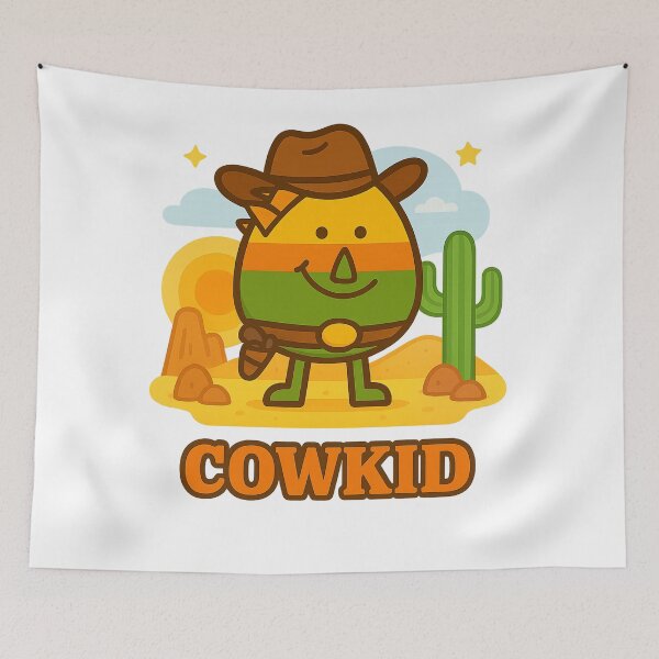 Item preview, COWKID – The Wild West Version of Astrokid designed and sold by pacobull90.