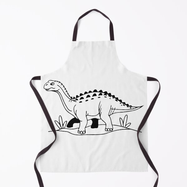 Item preview, Spiky-Backed Dinosaur in Simple Landscape designed and sold by ART ATTACK ZONE.
