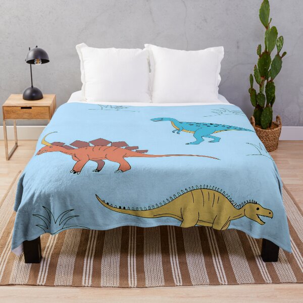 Item preview, Various Cartoon Dinosaurs in Blue Landscape designed and sold by ART ATTACK ZONE.