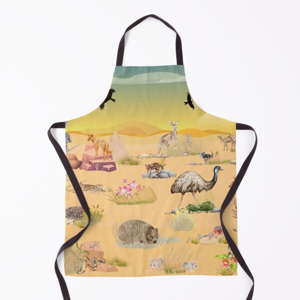 Item preview, Australian animals and plants in desert landscape designed and sold by thefrenchyviet.