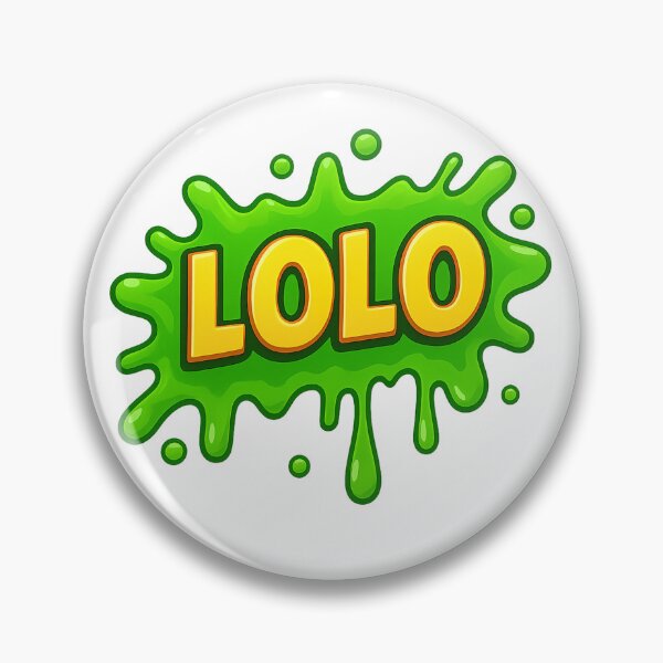 Item preview, LOLO – Yellow Lettering with Neon Green Slime designed and sold by pacobull90.