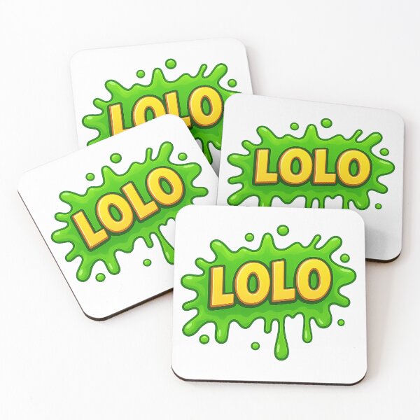 Item preview, LOLO – Yellow Lettering with Neon Green Slime designed and sold by pacobull90.
