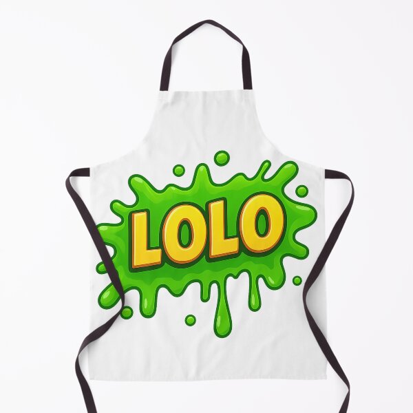 Item preview, LOLO – Yellow Lettering with Neon Green Slime designed and sold by pacobull90.