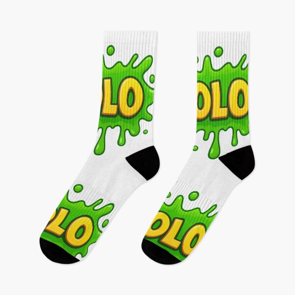 Item preview, LOLO – Yellow Lettering with Neon Green Slime designed and sold by pacobull90.