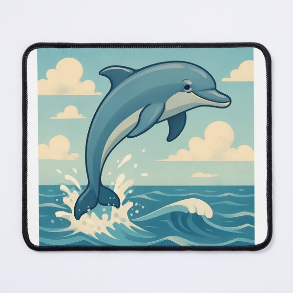 Item preview, Dolphin jumping out of the sea designed and sold by yay030.