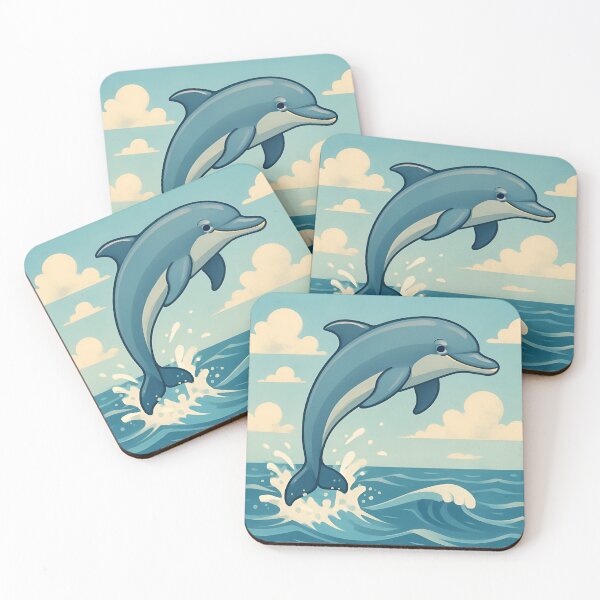 Item preview, Dolphin jumping out of the sea designed and sold by yay030.