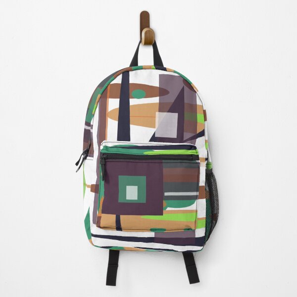 Item preview, Green, Turquoise, and Brown Geometric Abstract designed and sold by Jessielee72.