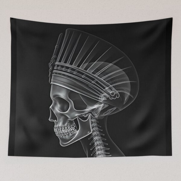 Item preview, X-Ray Egyptian Skull Statue designed and sold by MatrixTattoo.