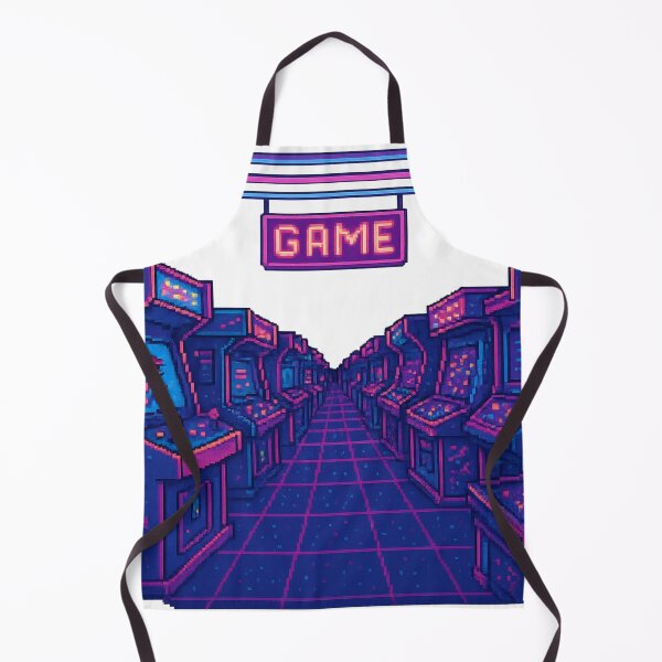 Item preview, Retro Arcade Dream – Infinite Corridor in Pixel Art designed and sold by pacobull90.