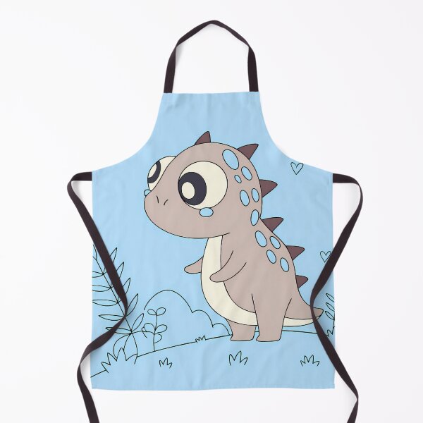 Item preview, Adorable Spiked Baby Dinosaur Outline designed and sold by ART ATTACK ZONE.