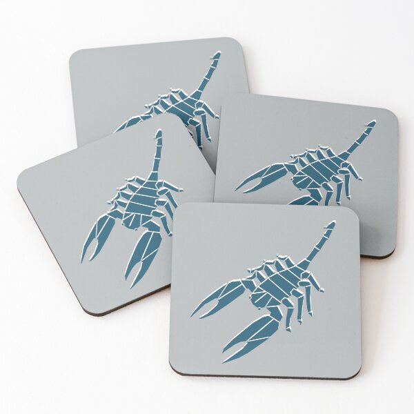 Item preview, Scorpion block teal designed and sold by bravoalpha.