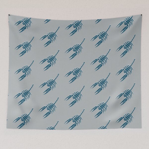 Item preview, Scorpion block teal designed and sold by bravoalpha.