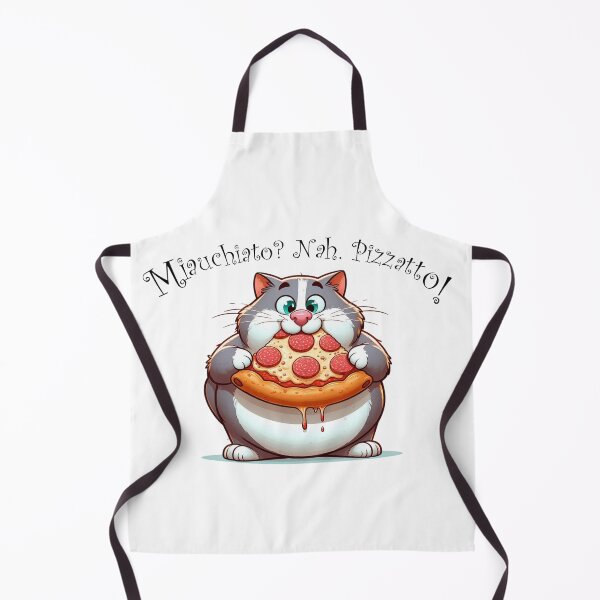Item preview, Fat Cat Devouring Pepperoni Pizza – Funny Lazy Pizza Lover Illustration designed and sold by Pasja W Każdym Szkicu!.