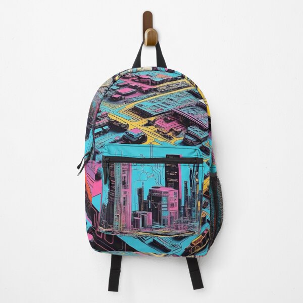 Item preview, Neon Grid Metropolis designed and sold by Esterlane.